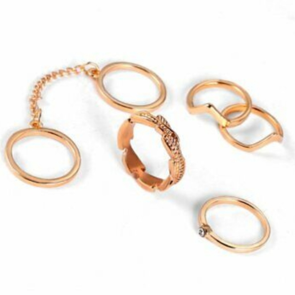 Free Spirit🍍Boho Chic🍍6 Piece Ring Set - Picture 3 of 3